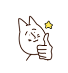 小学生でも描ける猫【しろちゃん】Part1（個別スタンプ：36）