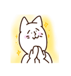 小学生でも描ける猫【しろちゃん】Part1（個別スタンプ：38）