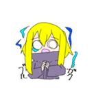 金色髪の女の子スタンプ（個別スタンプ：6）