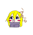 金色髪の女の子スタンプ（個別スタンプ：9）