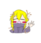 金色髪の女の子スタンプ（個別スタンプ：13）