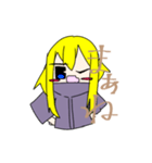 金色髪の女の子スタンプ（個別スタンプ：15）