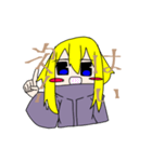 金色髪の女の子スタンプ（個別スタンプ：20）