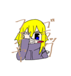 金色髪の女の子スタンプ（個別スタンプ：21）