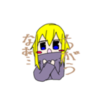 金色髪の女の子スタンプ（個別スタンプ：25）