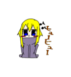 金色髪の女の子スタンプ（個別スタンプ：26）