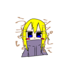 金色髪の女の子スタンプ（個別スタンプ：28）