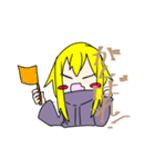 金色髪の女の子スタンプ（個別スタンプ：30）