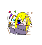 金色髪の女の子スタンプ（個別スタンプ：31）