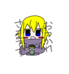 金色髪の女の子スタンプ（個別スタンプ：37）