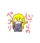 金色髪の女の子スタンプ（個別スタンプ：40）