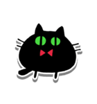 ブラックキャットスタンプ！！（個別スタンプ：1）