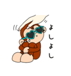 パリピなサル（個別スタンプ：14）