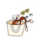 パリピなサル（個別スタンプ：21）