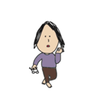 シンプルなメガネの人たち（個別スタンプ：8）