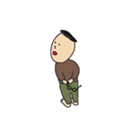 シンプルなメガネの人たち（個別スタンプ：9）
