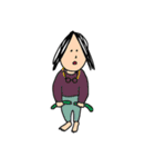 シンプルなメガネの人たち（個別スタンプ：17）