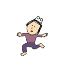 シンプルなメガネの人たち（個別スタンプ：21）