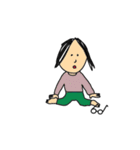 シンプルなメガネの人たち（個別スタンプ：22）