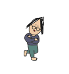 シンプルなメガネの人たち（個別スタンプ：23）