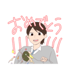 高校の思い出①（個別スタンプ：20）