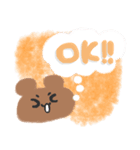 くまとうさぎのえいごすたんぷ（個別スタンプ：12）
