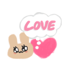 くまとうさぎのえいごすたんぷ（個別スタンプ：13）