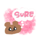 くまとうさぎのえいごすたんぷ（個別スタンプ：15）