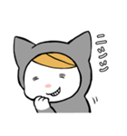 ねこぐるみ坊や（個別スタンプ：3）