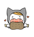 ねこぐるみ坊や（個別スタンプ：4）