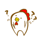 にわとり 手書き スタンプ（個別スタンプ：17）
