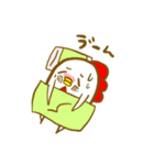 にわとり 手書き スタンプ（個別スタンプ：21）