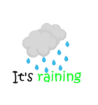 今日の天気:英語（個別スタンプ：6）
