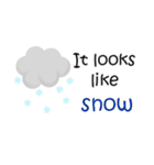 今日の天気:英語（個別スタンプ：12）