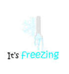 今日の天気:英語（個別スタンプ：16）