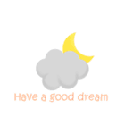 今日の天気:英語（個別スタンプ：18）