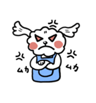 ホワイトペキニーズのスタンプ（個別スタンプ：6）