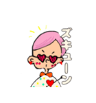 ピンクの頭の桜ちゃん（個別スタンプ：13）