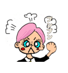 ピンクの頭の桜ちゃん（個別スタンプ：16）