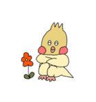 なかよしなネコとトリ（個別スタンプ：32）