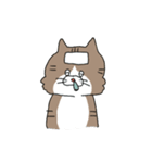 なかよしなネコとトリ（個別スタンプ：35）