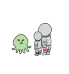 なかよしなネコとトリ（個別スタンプ：40）