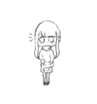 無言のみさちゃん（個別スタンプ：2）