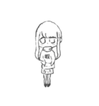 無言のみさちゃん（個別スタンプ：8）