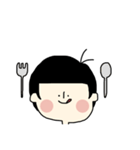 ピンクのほっぺちゃん（個別スタンプ：15）