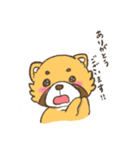 レッサーパンダ鼻子（個別スタンプ：6）