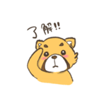 レッサーパンダ鼻子（個別スタンプ：7）