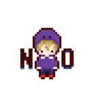 ドット絵 ごみさんスタンプ（個別スタンプ：3）