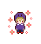ドット絵 ごみさんスタンプ（個別スタンプ：7）