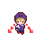 ドット絵 ごみさんスタンプ（個別スタンプ：15）